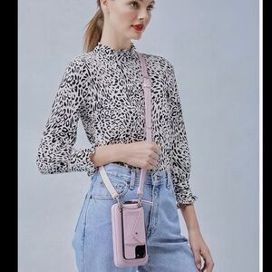 Bandolier Pink Expanded Zipper Pouch Case